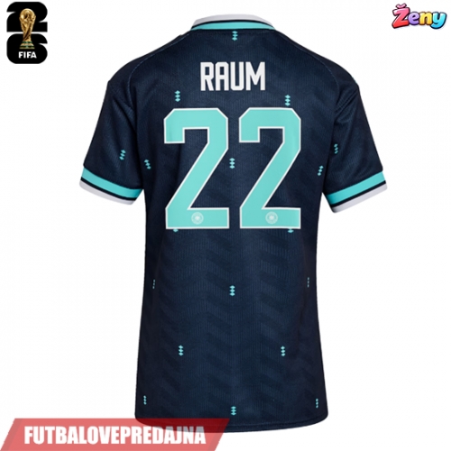 Lacne Ženy Futbalové dres Nemecko David Raum #22 MS 2026 Krátky Rukáv - Preč